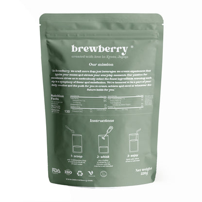 Brewberry® Vanilla matcha latte